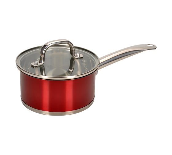 Изображение товара Ковш Regent inox 1.6л/16см с крышкой Linea STENDAL индукция 93-SD-01