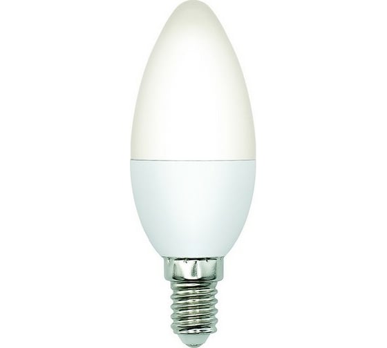 Изображение товара Светодиодная лампа Volpe LED-C37-7W/3000K/E14/FR/SLS UL-00008797