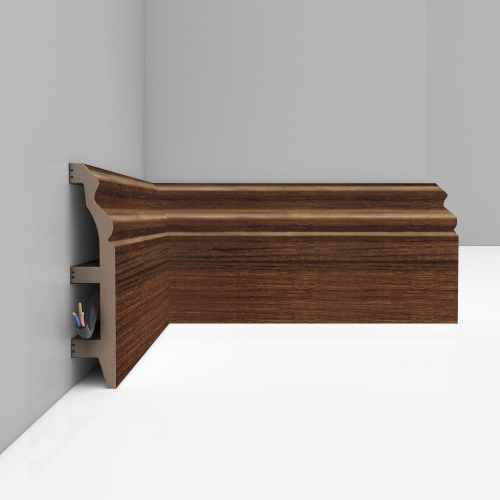 Напольный плинтус Decomaster пенал для ванной mini wood npw напольный 100x40 см дуб вотан