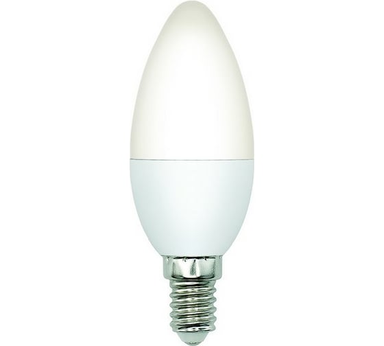 Изображение товара Светодиодная лампа Volpe LED-C37-6W/4000K/E14/FR/SLS UL-00008795