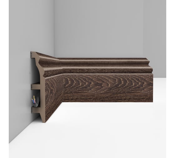 Изображение товара Плинтус напольный Decomaster 100x22x2400 мм D232-81 ДМ