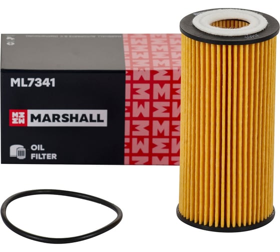 Изображение товара Фильтр масляный Audi A4 (B8, B9) 12-, Skoda Octavia III 13-, VW Passat (B7, B8) 13- MARSHALL ML7341