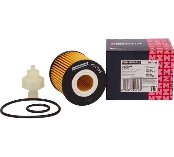 Изображение товара Фильтр масляный Toyota Auris I, II 07- / Camry VI-VIII 06- / Corolla XI 13- / Highlander II MARSHALL ML7056