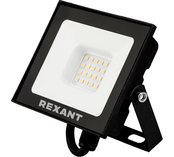 Изображение товара Светодиодный прожектор REXANT LED 30 Вт 2400 Лм 4000 K черный корпус 605-032