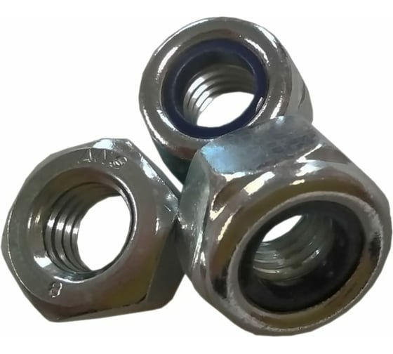 Изображение товара Самоконтрящаяся гайка ZAMETAL М22 10.0 DIN 985 цинк, уп. 50 шт. ZA102347