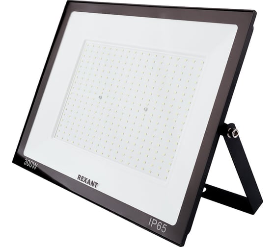 Изображение товара Светодиодный прожектор REXANT LED 300 Вт 24000 Лм 6500 K черный корпус 605-030