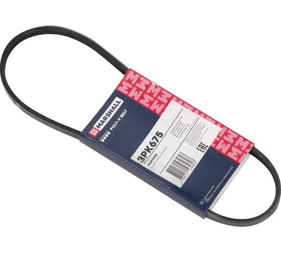 Изображение товара Ремень поликлиновой 3PK675 Hyundai Tucson I 04-, Kia Optima III 11- / Sportage II 04- MARSHALL M6310292