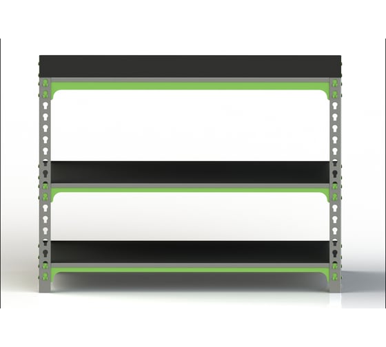 Изображение товара Стол-верстак 950x1200x600 (две полки) SVPII951260