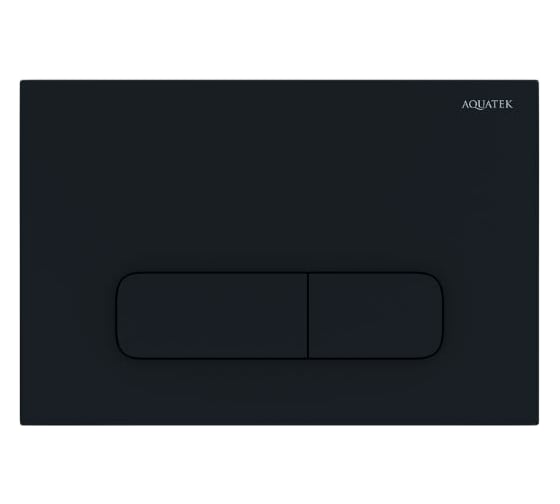 Изображение товара Панель смыва AQUATEK черная матовая (клавиши прямоугольные) KDI-0000017 (002D) 00000119406