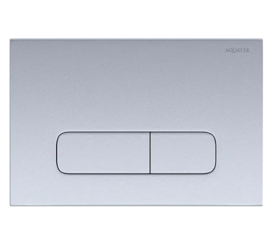 Изображение товара Панель смыва AQUATEK хром матовая (клавиши прямоугольные) KDI-0000014 (002C) 00000119403