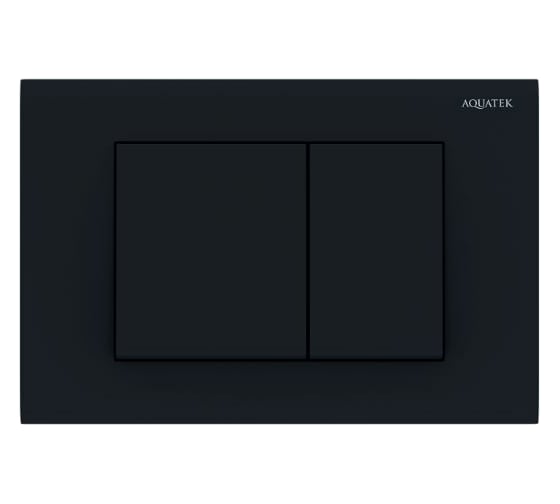 Изображение товара Панель смыва AQUATEK черная матовая (клавиши квадрат) KDI-0000012 (001D) 00000119405