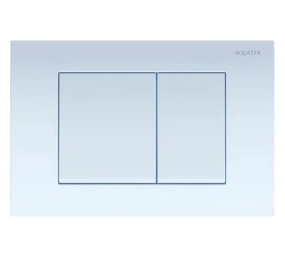 Изображение товара Панель смыва Aquatek белая (клавиши квадрат) KDI-0000009 00000119396