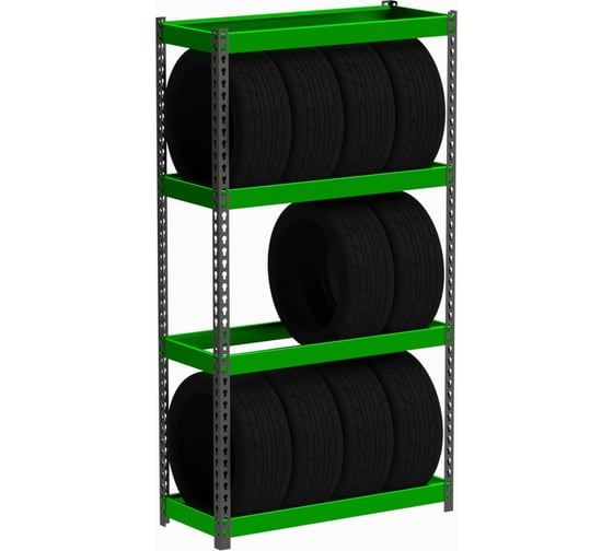 Изображение товара Стеллаж ООО Металекс серия TIRES 2000x1000x500 SMT201050