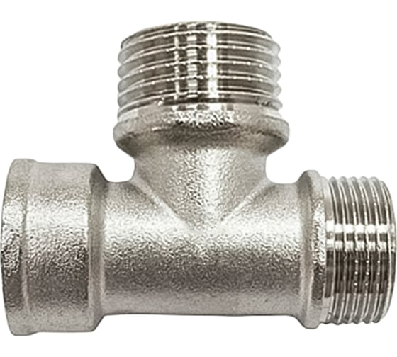 Изображение товара Тройник STI 1/2" В-Н-Н никелированный 3507