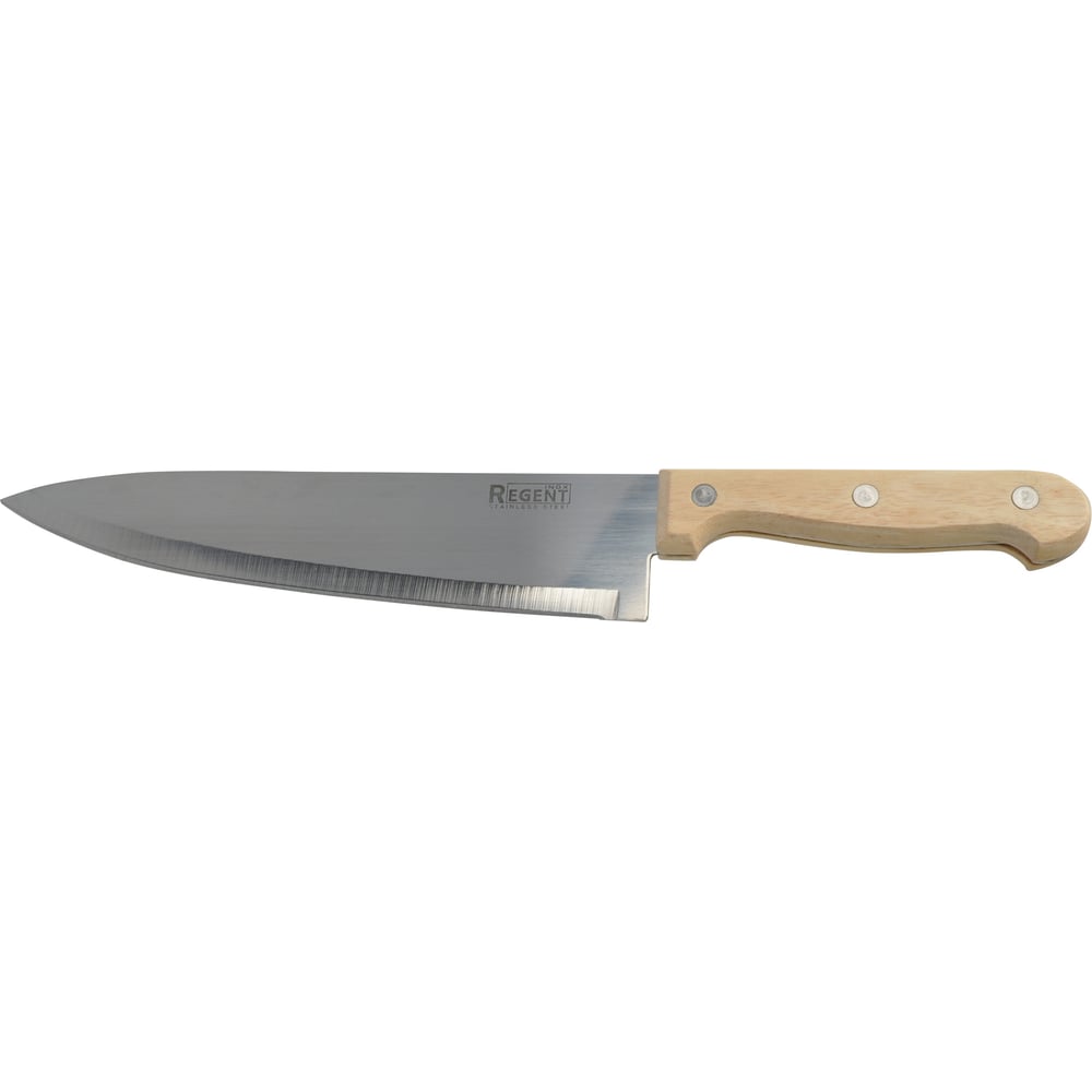 Нож-шеф Regent inox нож для овощей regent inox длина 90 210 мм