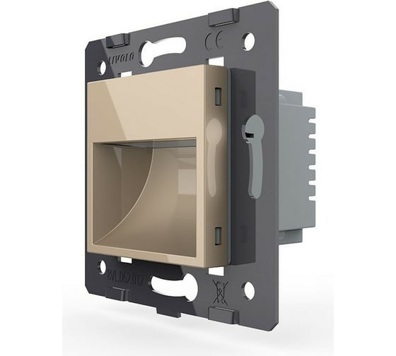 Изображение товара Подсветка лестницы, пола LIVOLO цвет золотой (механизм) VL-C7-01JD-13