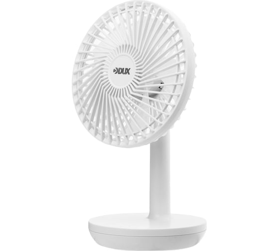 Изображение товара Настольный вентилятор DUX 4 скорости, питание USB, белый 60-0214