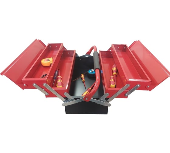 Изображение товара Металлический ящик для инструментов BIST 5-ти секционный, 420x200x200 мм BWD1327C