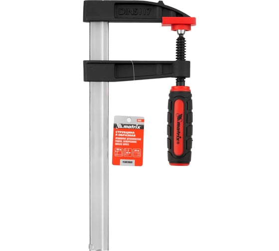 Изображение товара F-образная струбцина MATRIX 200x80x280 мм 20401
