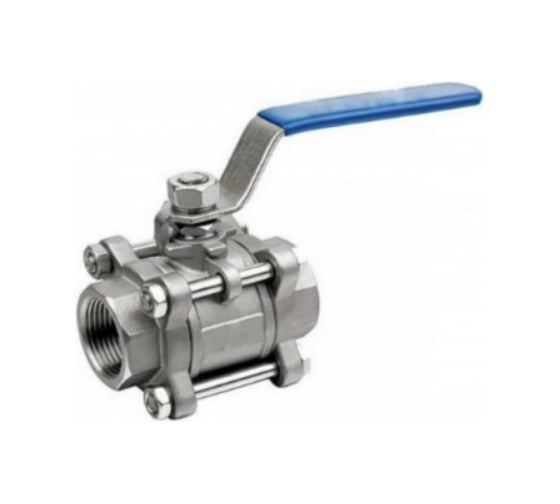 Изображение товара Трехсоставной шаровый кран из нержавеющей стали (AISI 304) TITAN LOCK 1in типа резьба-резьба, TL100TPBVSS