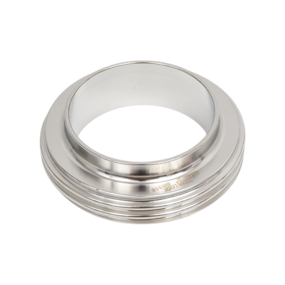 Штуцер TITAN LOCK 2in, резьбовой под приварку SMS 2", нерж. сталь 316, TL2THRWSS-S