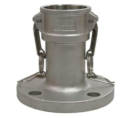 Изображение товара Камлок TITAN LOCK 2in типа FC, розетка с фланцем, алюминий, TL200FCAL