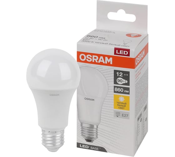 Изображение товара Светодиодная лампа Osram LED BASE CLASSIC A90 12W/830 220-240V E27 4058075527683