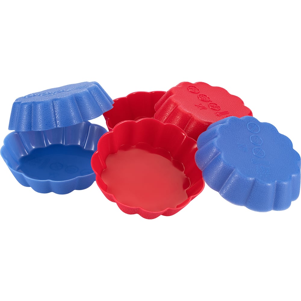 Изображение товара Форма для выпечки и заморозки Regent inox Linea Silicone kitchen 6 шт 8x2 см 93-SI-FO-09