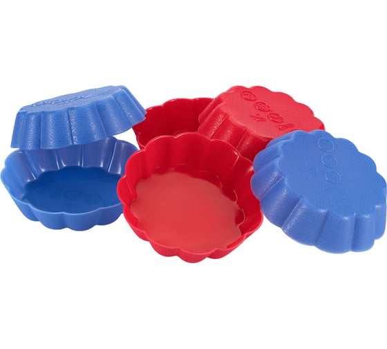 Изображение товара Форма для выпечки и заморозки Regent inox Linea Silicone kitchen 6 шт 8x2 см 93-SI-FO-09