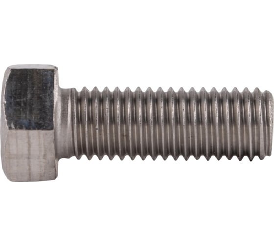 Изображение товара Болты КРЕП-КОМП с полной резьбой, нержавеющие А2, DIN 933, 4x50 МОСКРЕП 50 шт. бпн450мф