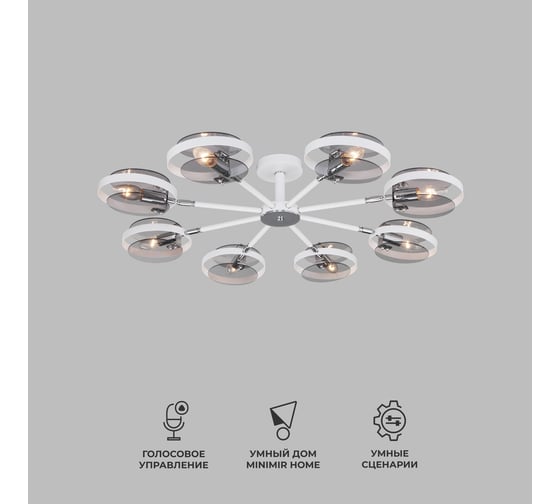 Изображение товара Потолочный светильник Eurosvet 70121 8 белый a052339