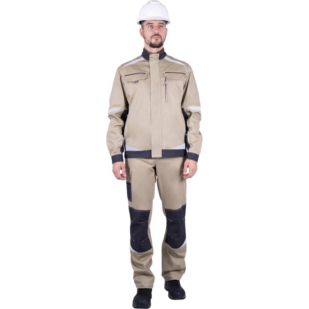 Изображение товара Летняя куртка iForm ТУРБО SAFETY бежево-черного цвета для мужчин