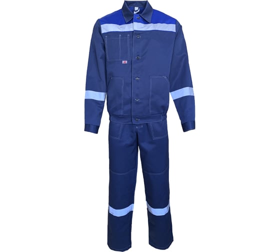 Изображение товара Летний костюм Спрут Енисей, темно-синий/васильковый, р.52-54/104-108, рост 170-176 131844