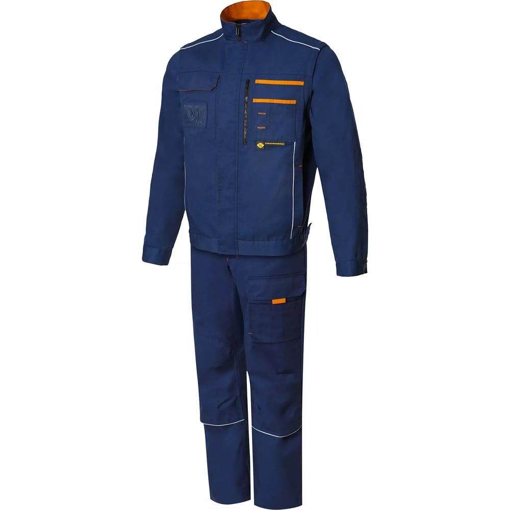 Изображение товара Мужской костюм-двойка СОЮЗСПЕЦОДЕЖДА НЭКСТ NEXT темно-синий/горчичный