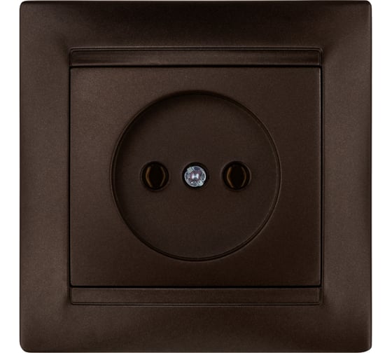 Изображение товара Розетка 2П 10А 250В TDM ELECTRIC шоколад, серия "Лама" SQ1815-0522