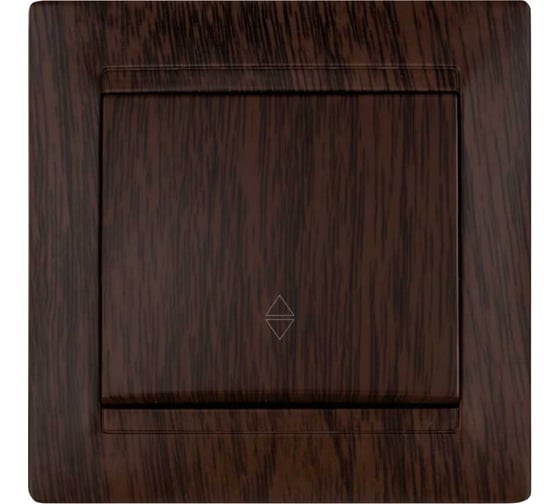 Изображение товара 1-клавишный выключатель на 2 направления TDM ELECTRIC 10А венге Лама SQ1815-0406