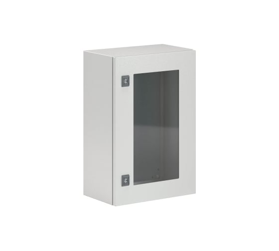 Изображение товара Корпус ST DKC с прозрачной дверью и с М/П Размер: 600x400x250 мм (В х Шх Г) R5STX0649