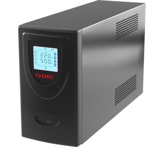 Изображение товара Линейно-интерактивный источник бесперебойного питания DKC 2000 ВА/1200 Вт, 1/1,2xIEC C13, 2xSchuko, USB + RJ45, LCD, 2x9Aч INFOLCD2000SI