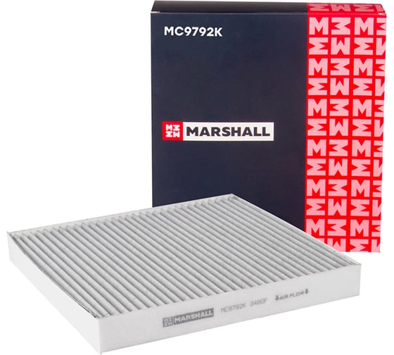 Изображение товара Фильтр салонный угольный Audi A3 (8V, 8Y) 12-, Skoda Octavia III, IV 13-, VW Tiguan II MARSHALL MC9792K