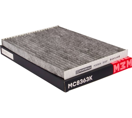 Изображение товара Фильтр салонный угольный Nissan Qashqai 07- / X-Trail II (T31) 07- MARSHALL MC8363K