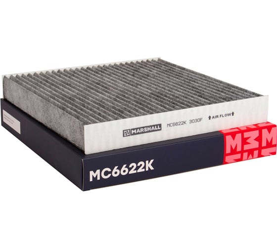 Изображение товара Фильтр салонный угольный Honda Accord VII, VIII 03- / Civic VIII, IX 06- / CR-V III, IV 06- MARSHALL MC6622K
