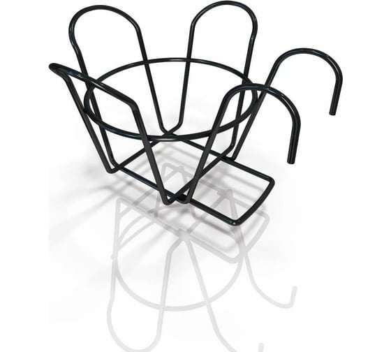 Изображение товара Корзина-крепление Удачный Сезон Цветочек черная 8003