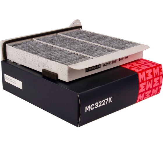 Изображение товара Фильтр салонный угольный Mitsubishi Lancer VIII 03- / Outlander I 03- / Pajero II 08- MARSHALL MC3227K