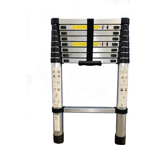 Изображение товара Телескопическая лестница SevenBerg QH-9 2,6 м.