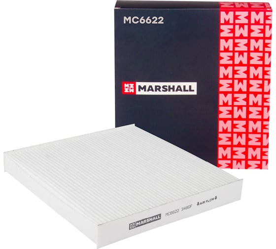 Изображение товара Фильтр салонный Honda Accord VII, VIII 03- / CR-V III, IV 07- / Civic VIII, IX 06- MARSHALL MC6622