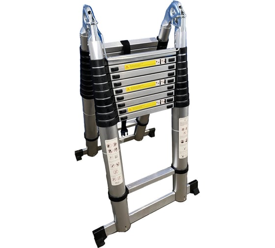 Изображение товара Телескопическая лестница-стремянка SevenBerg QH 2x10 - 8 м