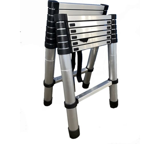 Изображение товара Телескопическая стремянка SevenBerg 2,0 м+2,6 м QH 7+9