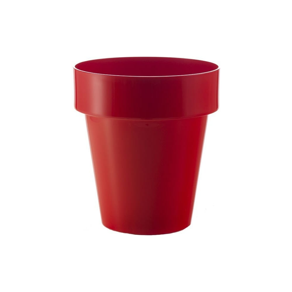 Изображение товара Горшок для растений Teraplast PORTO диам 14 см высота 15 см красный