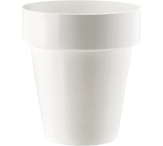 Изображение товара Горшок Teraplast PORTO диам. 16 см, высота 17.5 см, белый 08083016022