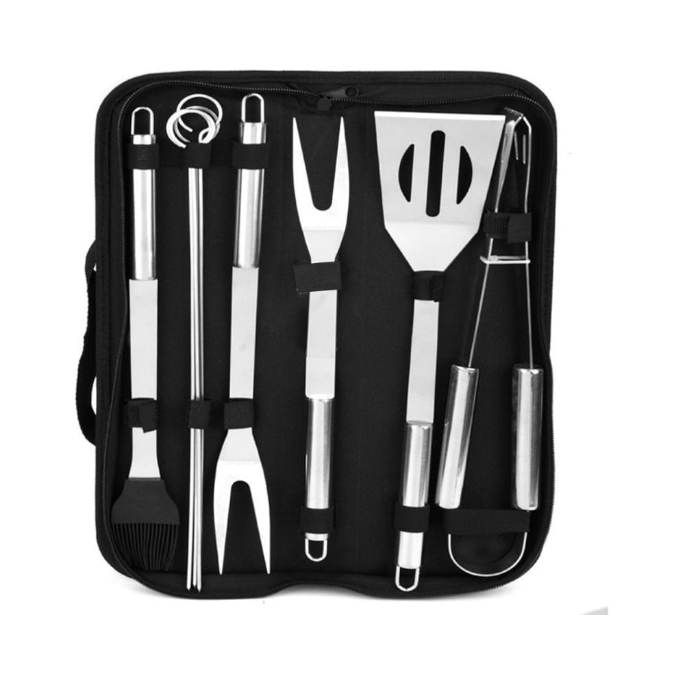 Изображение товара Набор для барбекю SK008 с кейсом и инструментами из стали